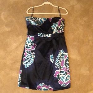 Tibi Silk Strapless Dress